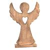 Engel Herz 17 x 6 x 37 cm, Mangoholz INDECOR X10554