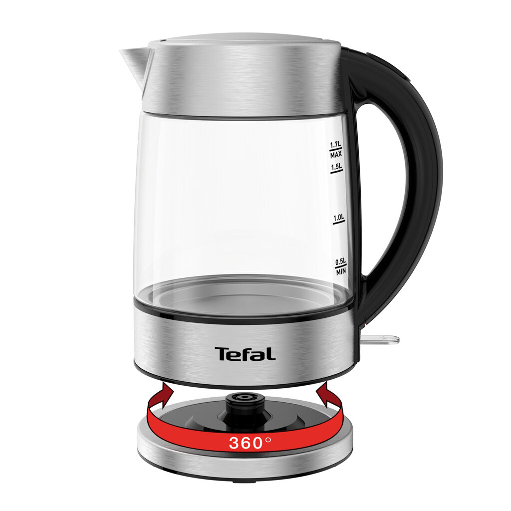 Glass Wasserkocher 1,7 L TEFAL KI772D38 - Landema.de