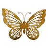 Metallschmetterling in Rostoptik zum Aufhängen 46 x 30 cm Prodex 522070