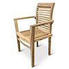 Stucking/New Stapelbarer Gartenstuhl, Teak, hellbraun NOELA 345745