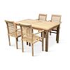 Gartenmöbel aus Holz – Tisch Garden I. + 4x Stuhl Stucking, Teak NOELA 3459175