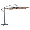 Seiten-Sonnenschirm ø 350 cm, beige ROJAPLAST 601/4