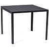 Viking Gartentisch M, 90 × 90 cm, Aluminium/Artwood, schwarz NOELA 3457049