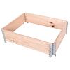 Klappbares Gartenhochbeet  80 x 60 cm Rojaplast 1628402