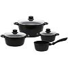 Black Cast Topfset 4-tlg., Aluminium ELO BASIC 62440