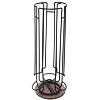 Radka Kapselhalter für 18 Kaffeekapseln, Metall/Akazienholz ORION 154315