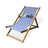 Klappbarer Strandstuhl, Akazie, grau NOELA 3450421