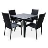 Garten-Essgruppe – Tisch Viking M + 4x Stuhl Paris NOELA 34570493
