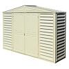 SidePro Gartenhaus 319 x 233 x 85 cm, Vinyl, beige DURAMAX 98001