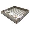 Holztablett quadratisch grau 25 x 25 cm Prodex 670610