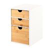 Organizer mit drei Fächern, 27 x 21 x 17 cm, Bambus KESPER 58957
