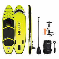 Shark Paddleboard aufblasbar - gelb My Hood 708015