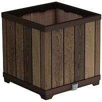 Deco Square Pflanzkübel 45,5 x 45,5 x 45,5 cm, Nussbaum KETER 261031