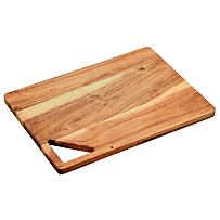 Schneide- und Servierbrett, 35,5 x 25,5 x 1,7 cm, Akazienholz KESPER 29141