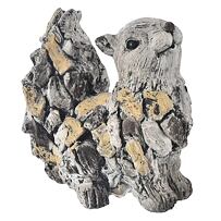 Ebi Eichhörnchen 30 x 17 x 29 cm, Keramik, Steinmuster INDECOR X14122