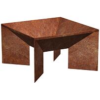 Fokus Gartenfeuerstelle 50 × 50 × 30 cm, Cortenstahl CORGARDEN 1016