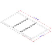 Bodenprofile für Gartenhäuser 2,5 m² DURAMAX 57802
