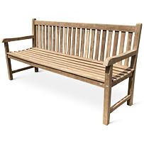 Roma Gartenbank, 200 cm, Teak, hellbraun NOELA 3457091