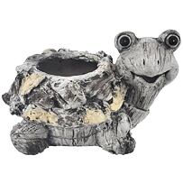 Ebi Blumentopf Schildkröte 32 x 25 x 21 cm, Keramik, Steinoptik INDECOR X14124