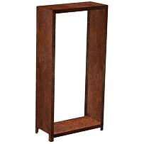 Stora Garten-Holzlager 180 x 90 x 40 cm, Corten CORGARDEN 1034