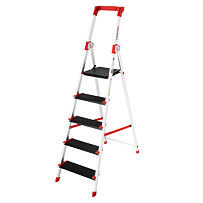 Trittleiter 4+1, Aluminium VENBOS VEN.3150
