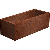 Line Gartenpflanzkübel 40 x 120 x 30 cm, corten CORGARDEN 1006