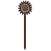 Gartendekoration Sonnenblume 70 x 20 cm, Corten CORGARDEN 1052
