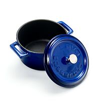 Topf Ø 10 cm, 0,35 l, gusseisen, blau LAVA METAL LVYTC10K2BLU
