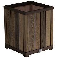 Deco Square Tall Pflanzkübel 45,5 x 45,5 x 55 cm, Nussbaum KETER 261033