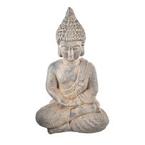 Buddha 26 x 20 x 41 cm, Keramik, grau INDECOR X14112