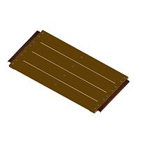 Gara Gartenbank 120 × 60 cm, Cortenstahl CORGARDEN 1008