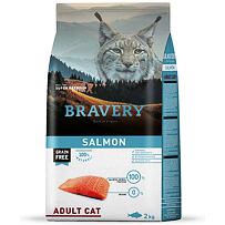 Cat ADULT Katzenfutter 2kg - Lachs BRAVERY 2100945