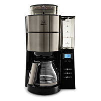 Melitta Aromafresh® Filterkaffeemaschine mit Kaffeemühle - Metallic-Grau MELITTA 6770890