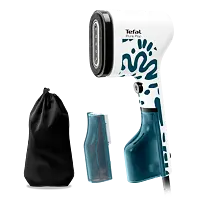 Pure POP Home & Travel Handdampfbürste für Kleidung, weiß/blau, TEFAL DT2040E1