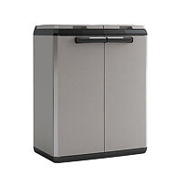 Split Cabinet Basic Recycling-Behälter - grau KETER 9736