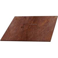 Deckel für Gartenfeuerstelle 50 × 50 × 1 cm, Corten CORGARDEN 1019