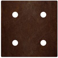 Modo Verbinder für Gartenbeeteinfassung 6 × 6 cm, Corten, gerade CORGARDEN 1026