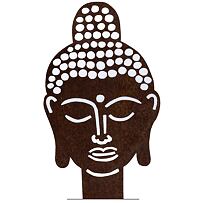 Gartendekoration Buddha 50 x 30 cm, Corten CORGARDEN 1061