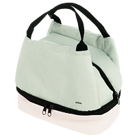 Thermo Kühltasche 24,5 x 14,5 x 20 cm, hellgrün-cremefarben ORION 731435
