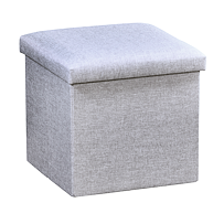 Hocker, 38 x 38 x 38 cm, hellgrau KESPER 15956