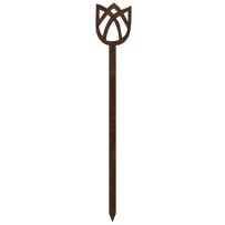 Gartendekoration Tulpe 62 x 10 cm, Corten CORGARDEN 1055