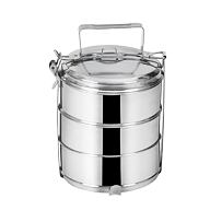 Speisebehälter 3 x 1,3 l mit Deckeln ORION 120964