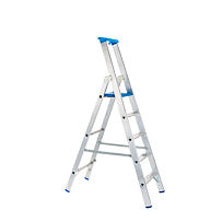PROFI Stehleiter 1x5 Sprossen, Aluminium VENBOS VEN.6050