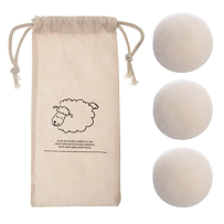 Wolltrocknerball 3 Stück + Beutel, ORION 531719