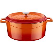 Topf Ø 32 cm, 9,8 l, gusseisen, orange LAVA METAL LVYTC32K2OR