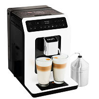 Evidence Vollautomatische Kaffeemaschine mit Milchbehälter, weiß KRUPS EA891110