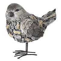 Ebi Vogel 35 x 20 x 38 cm, Keramik, Steinmuster INDECOR X14126