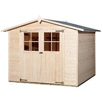 Gartenhaus 290 × 318 × 221 cm, aus Holz, WEKA 316.2530.2040