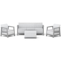 Zestaw mebli ogrodowych Scandi Linea 3 Seaters Set, Ash grey/Storm grey KETER 264041