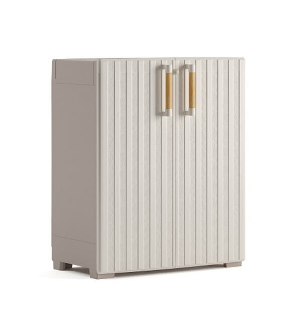 Groove Base Aufbewahrungsschrank, beige KETER 9111